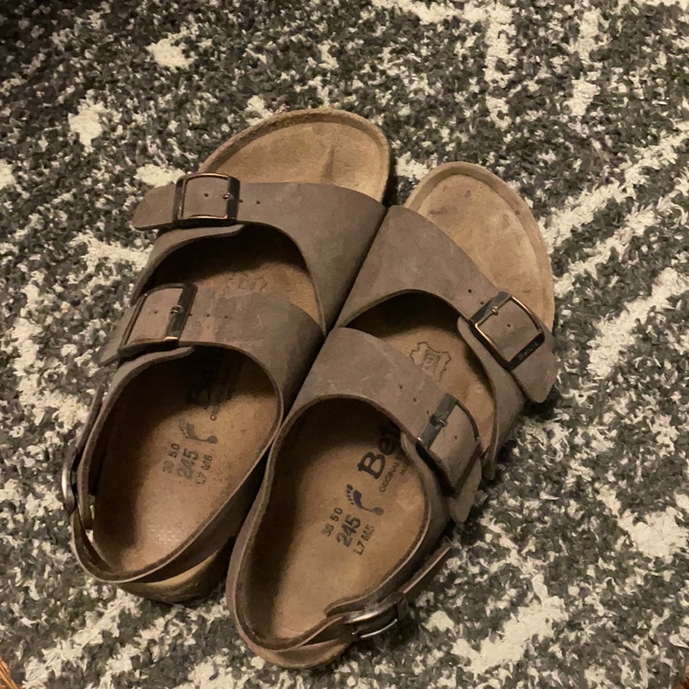 Birkenstock Betula Brown Leather Sandals